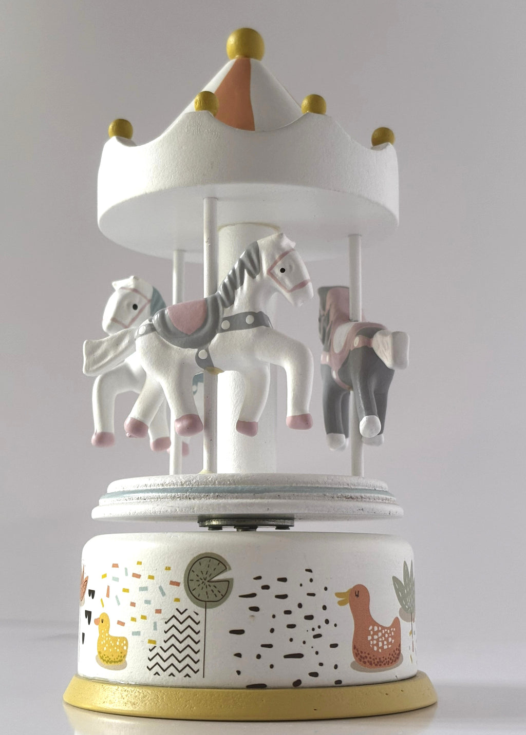 Carillon Nostalgia a Giostra con Cavalli – Giallo