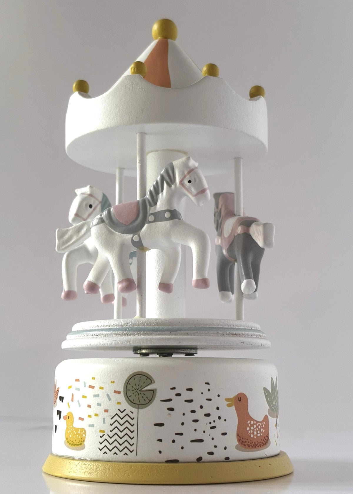 Carillon Nostalgia a Giostra con Cavalli – Giallo