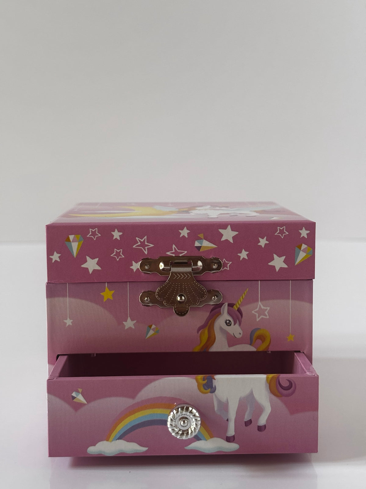 Scrigno Portagioie Musicale Unicorno – Rosa Incanto