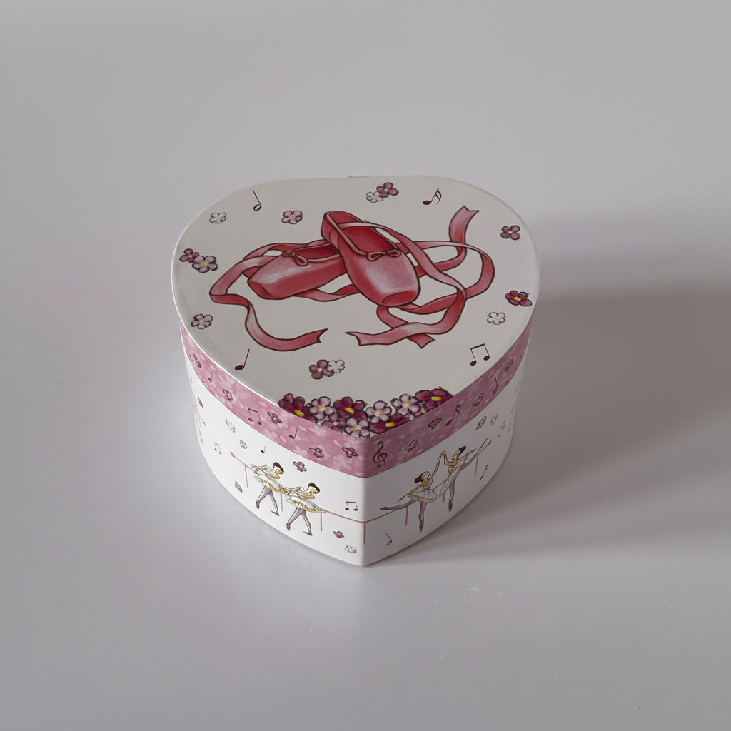 Scrigno Portagioie Musicale Ballerina – Cuore Classico