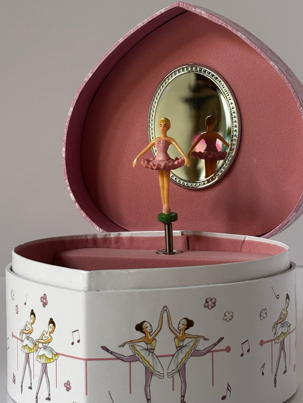 Scrigno Portagioie Musicale Ballerina – Cuore Classico