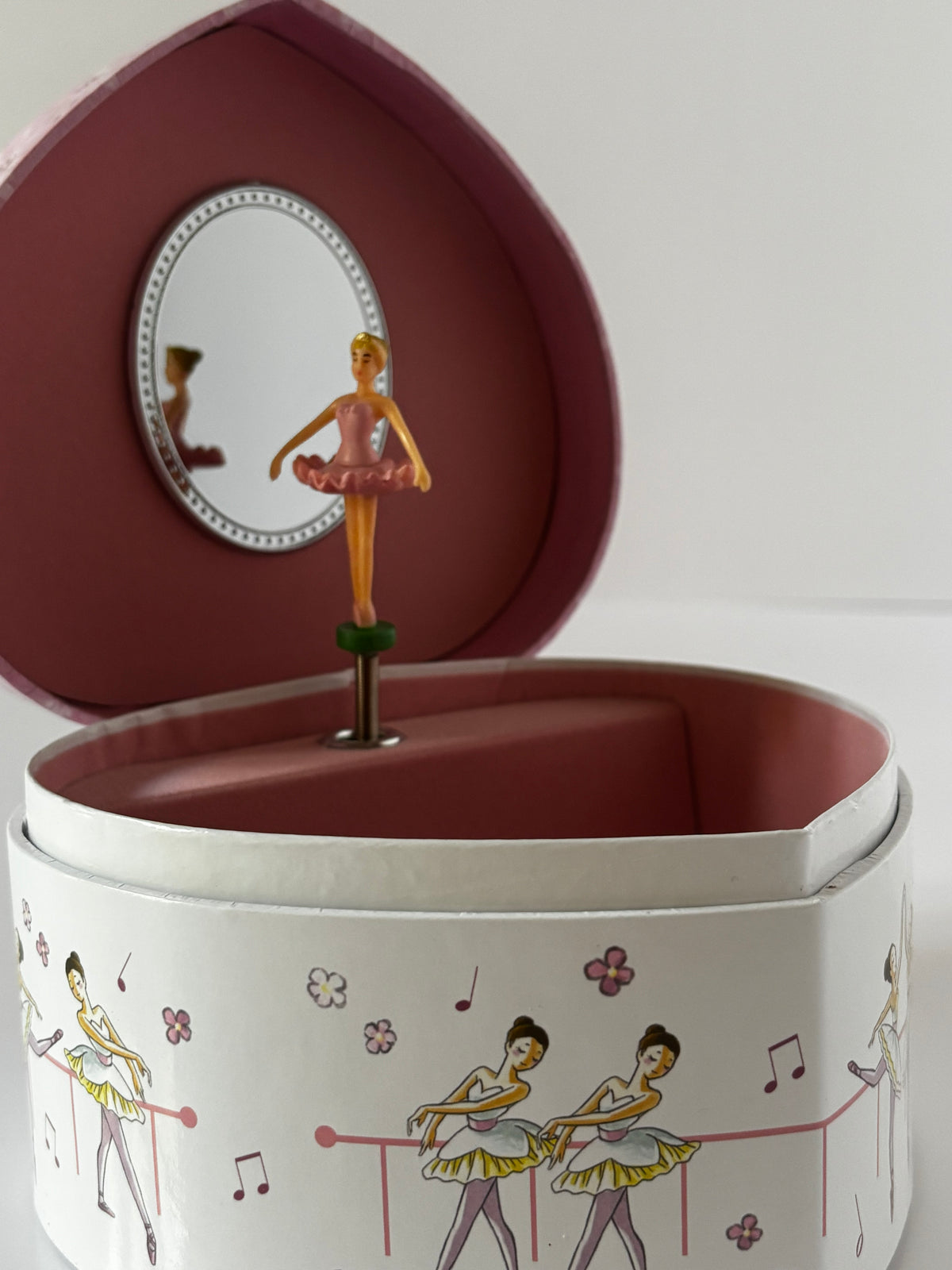 Scrigno Portagioie Musicale Ballerina – Cuore Classico