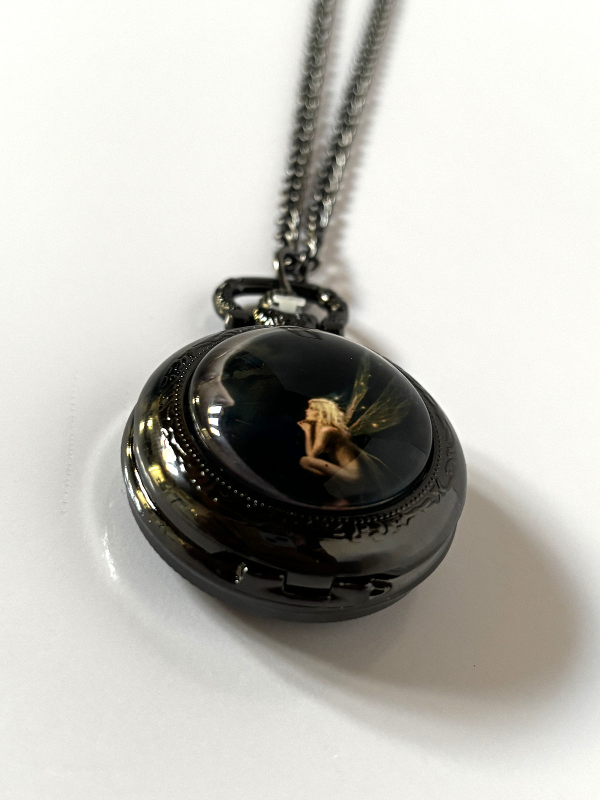 Orologio a Collana Creatura Incantata – Finitura Canna di Fucile