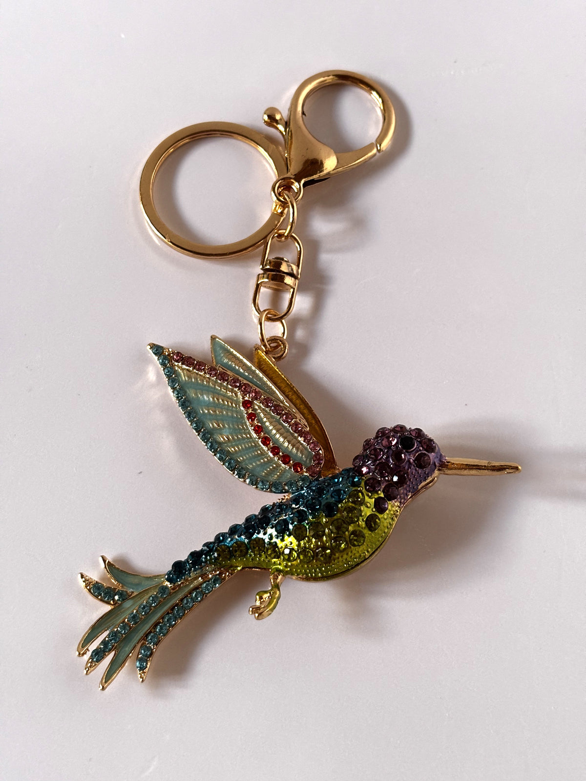 Portachiavi Gioiello Colibrì Joy - Ciondolo Luxury per Borsa