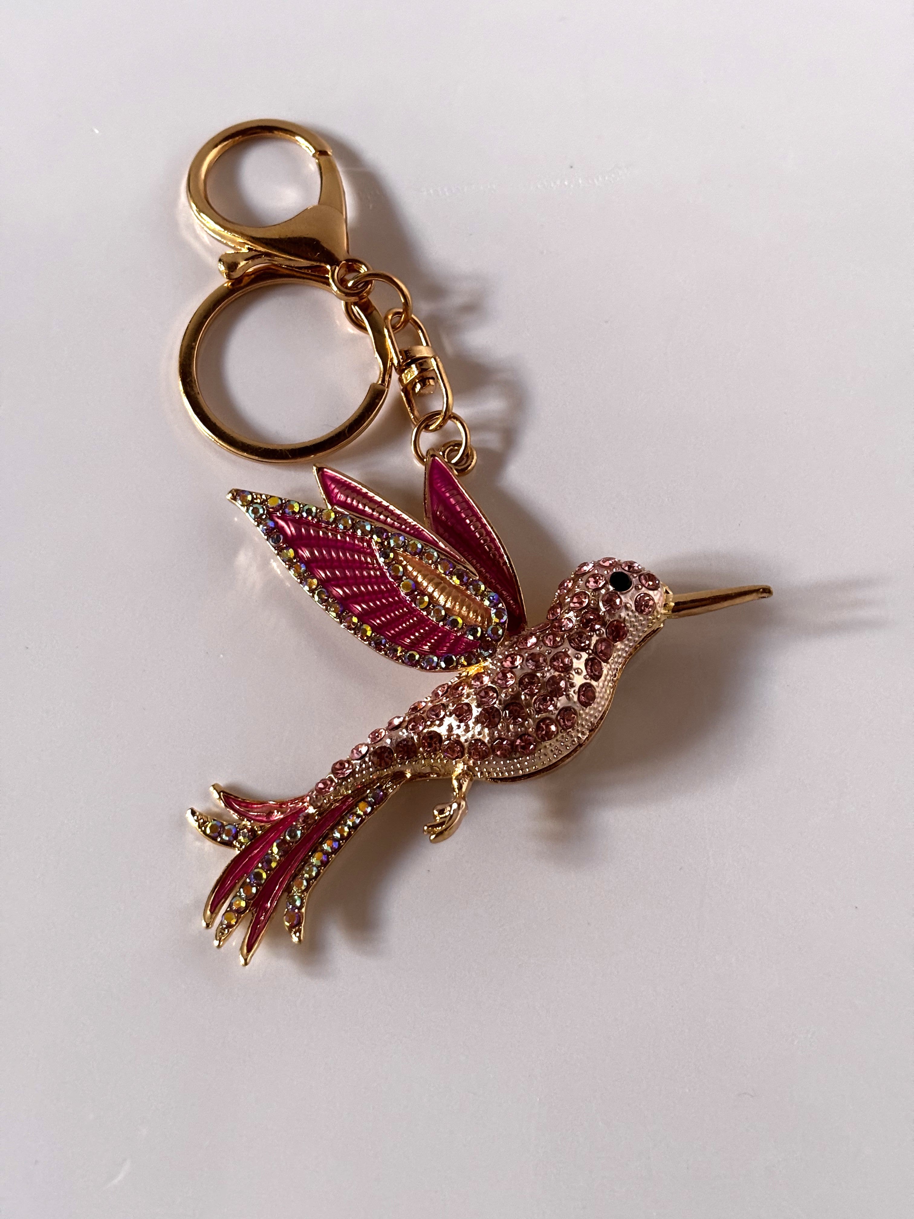 Portachiavi Gioiello Colibrì Joy - Ciondolo Luxury per Borsa