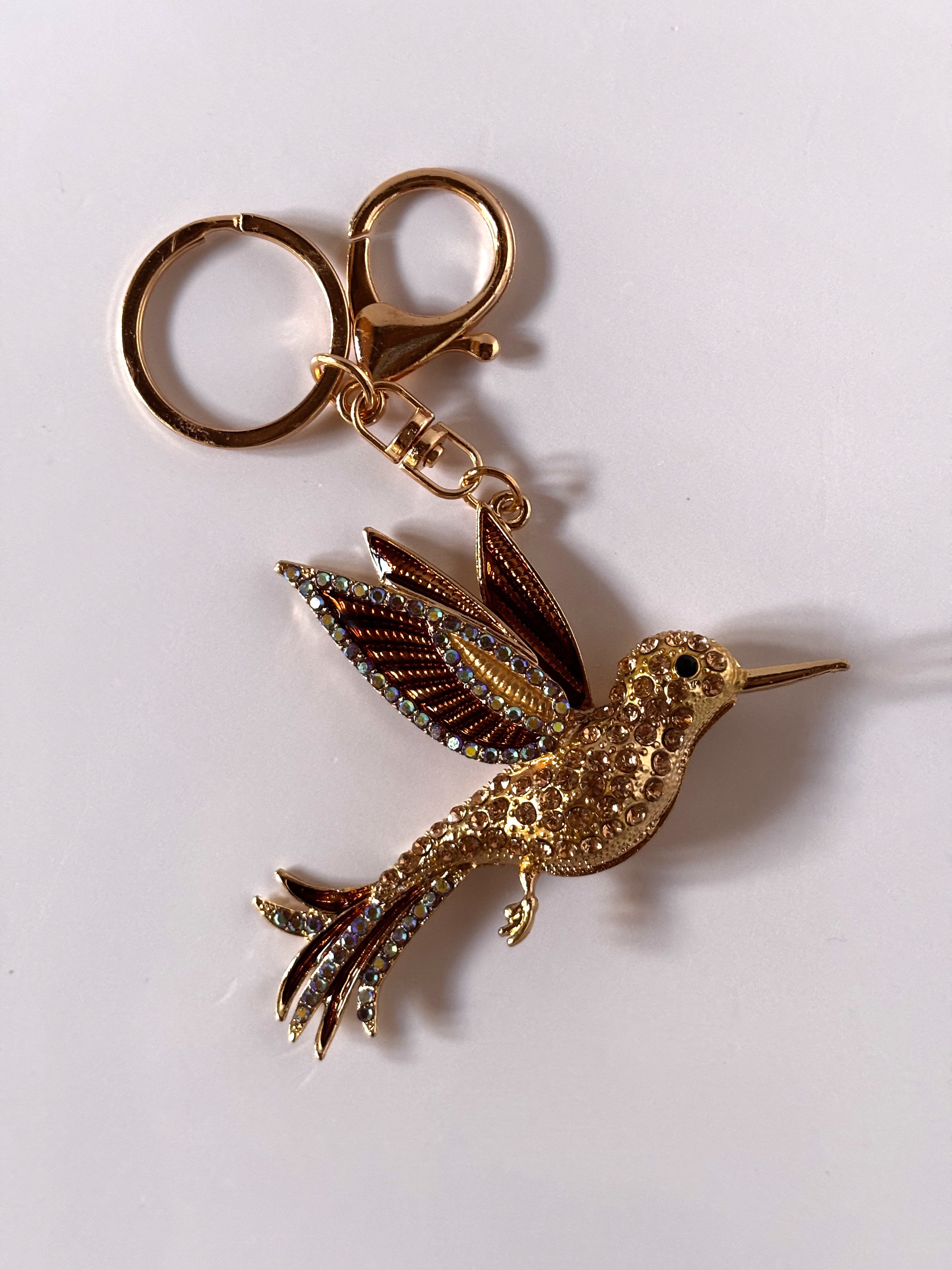Portachiavi Gioiello Colibrì Joy - Ciondolo Luxury per Borsa
