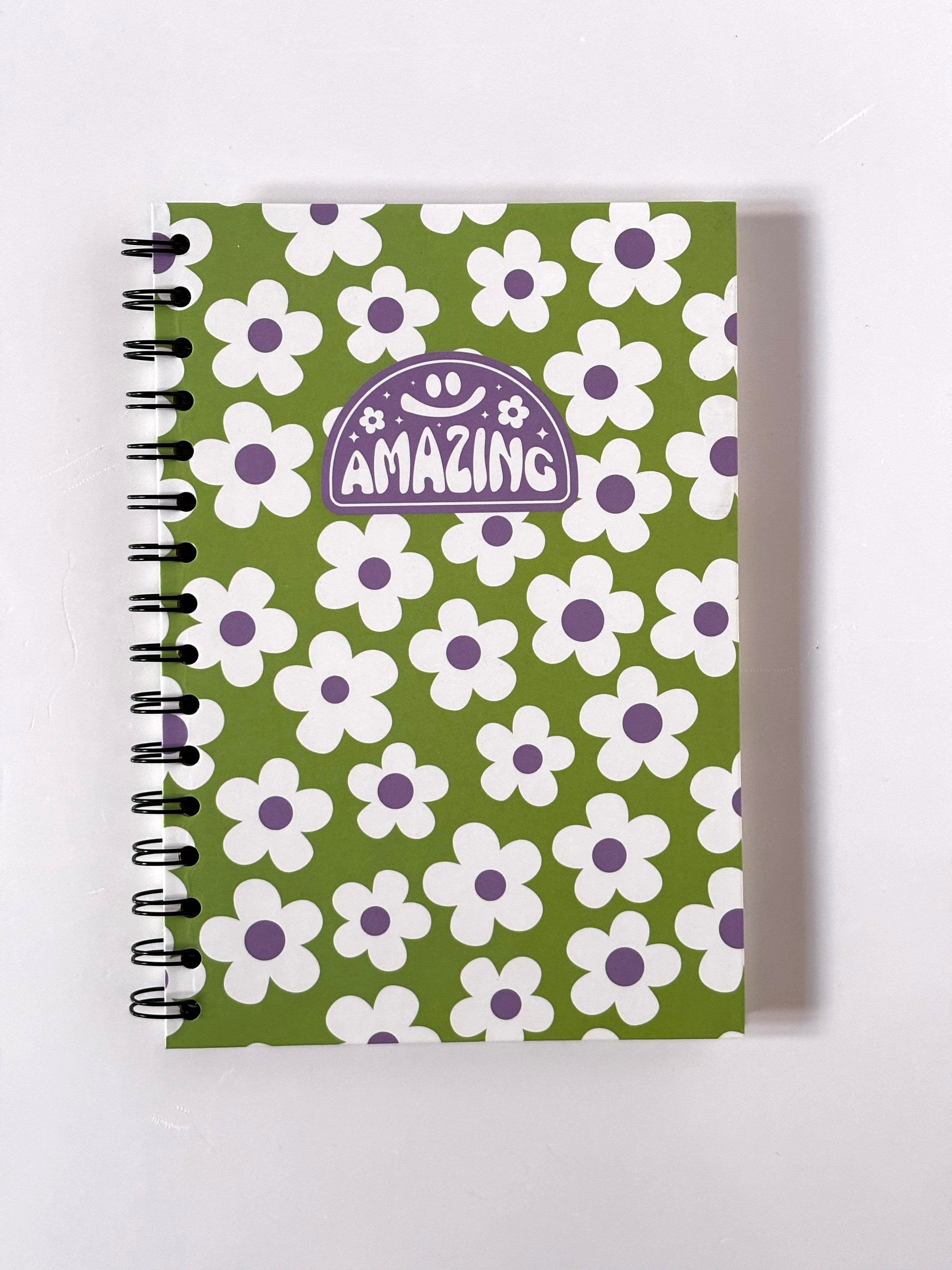 Set Quaderni d'Autore A5 a Spirale - Collezione Good Vibes (4 Fantasie)