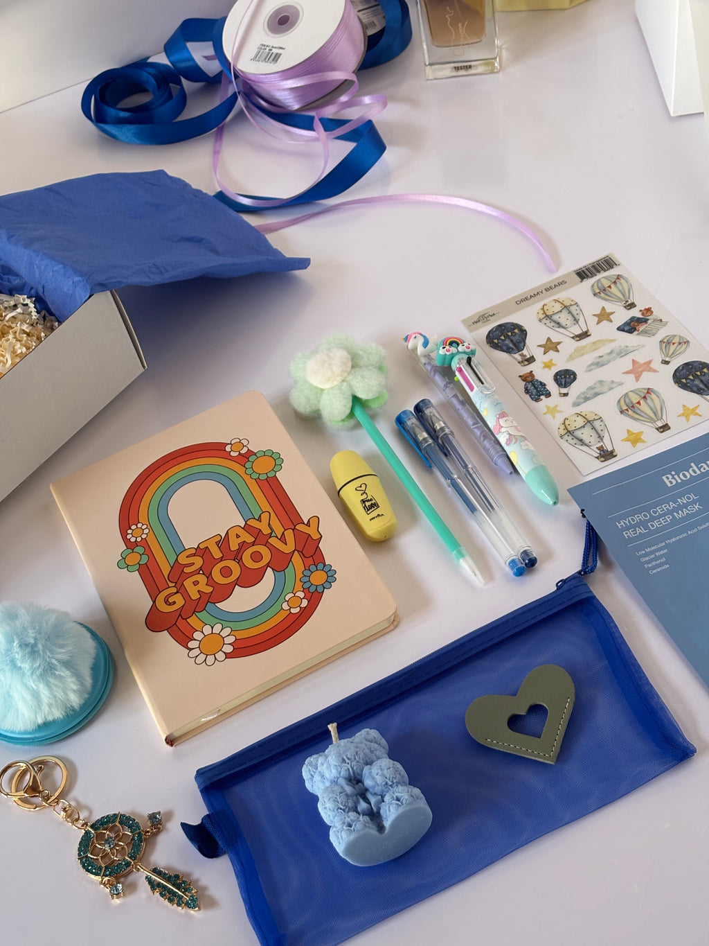 Box Regalo "Good Vibes & Dreamy Glow" Gift Set – Blue Edition